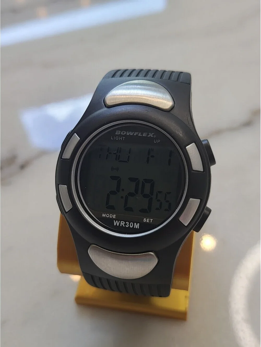 Men’s Bowflex Digital Watch Working 42mm New Battery EUC 8.25